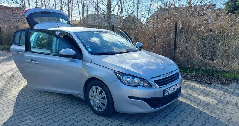 Peugeot 308 cena 26999 przebieg: 165000, rok produkcji 2013 z Luboń małe 352